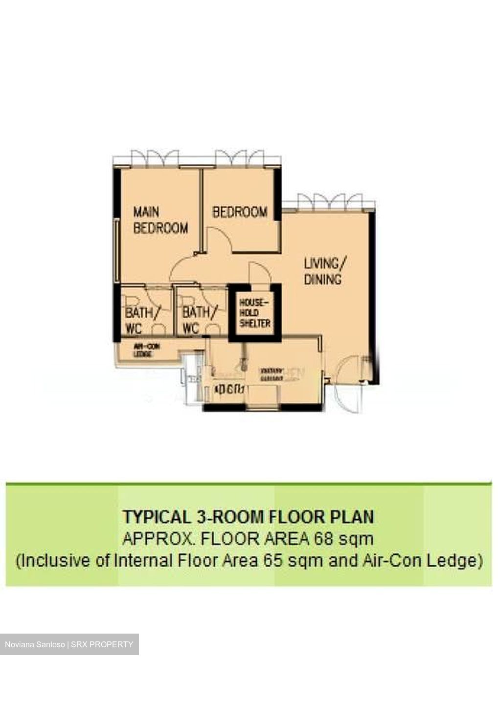 Blk 470B Fernvale Rivergrove (Sengkang), HDB 3 Rooms #557635401